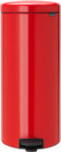 Brabantia NewIcon Pedaalemmer 30 Liter Rood Rode vuilbak