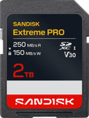 SANDISK Extreme PRO SDXC 2TB 150MB/s Geheugenkaart
