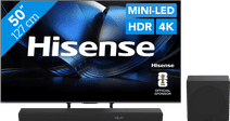 Hisense ULED 50" U79SE (2026) + Hisense HS3100 Mini-led tv aanbieding