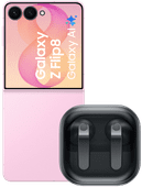 Samsung Galaxy Z Flip 8 256GB Pink 5G + Samsung Galaxy Buds4 Black Samsung smartphone promotion