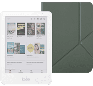 Kobo Clara Colour Wit + Sleep Cover Groen E-reader