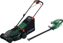 Bosch Rotak 18V2-38 (zonder accu) + Bosch EasyHedgeCut 18-45 Li (zonder accu) 18V POWER FOR ALL tuingereedschap