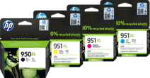 HP 951XL Cartouches Noir/Couleur Pack Combiné Cartouche d'encre pour imprimante HP OfficeJet Pro