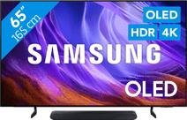 Samsung OLED 65" S83H (2026) + Samsung HW-S60D Zwart (2024) Samsung OLED tv en soundbar bundel