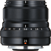 Fujifilm XF 23mm f/2.0 R WR Zwart Lenzen voor Fujifilm systeemcamera