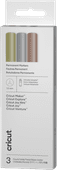 Cricut Permanente Metallic Markers 1,0 mm (set van 3) + adapter Materiaal voor Cricut Maker snijplotter