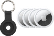 Apple AirTag 2 (4-Pack) + BlueBuilt Apple AirTag Sleutelhanger 
