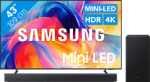 Samsung Mini-led 43" M73H (2026) + Samsung HW-B450F (2025) Televisie met Q-Symphony
