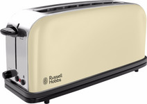 Russell Hobbs Colours Plus+ Classic Cream Long Slot Broodrooster Broodrooster