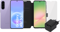 Samsung Galaxy A57 128 Go Mauve 5G + Pack d'Accessoires Complet Produit Samsung portable