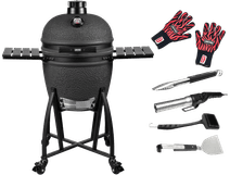 Grill Guru Prime Matte Black Large Kit de Démarrage Kit de démarrage pour barbecues à charbon
