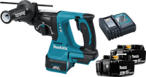 Makita DHR243Z 5,0 Ah Accu (2x) Starterspakket Accu combihamer