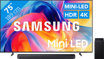 Samsung Mini-led 75" M73H (2026) + Samsung HW-Q600F (2025) Mini-led tv aanbieding