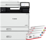 Canon i-SENSYS MF754 CDW II + 1 Set de Toners Supplémentaires 