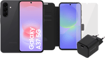 Samsung Galaxy A37 128GB Zwart 5G Enterprise Edition + Compleet Accessoirepakket Samsung smartphone promotie