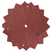 DeWalt Schuurstrook 115x115mm K120 (25x) Vlakschuurpapier