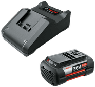 Bosch Starterset 36V 4,0 Ah Accu en acculader set voor gereedschap