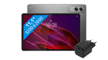 Lenovo Yoga Tab 11,1 inch 256GB Wifi Grijs met Stylus + BlueBuilt Oplader Lenovo tablets aanbieding