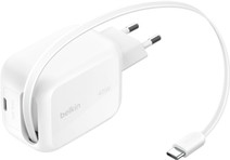 Belkin BoostCharge Pro Charger 45W USB-C White + USB-C Retractable Cable 0.8m Plastic White 