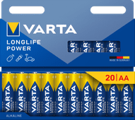 Varta Longlife Power AA Lot de 20 Pièces Batterie