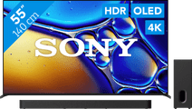 Sony Bravia 8 II 55" QD-OLED (2025) + Sony Bravia Theatre Bar 7 Zwart Sony OLED tv aanbieding