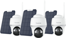 Reolink Argus B430 + Solar Panel 3-Pack Slimme beveiliging