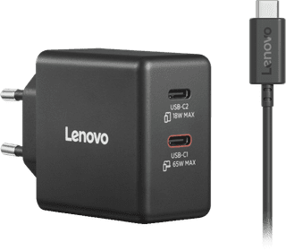 Lenovo Dual Usb C 65W GaN Oplader