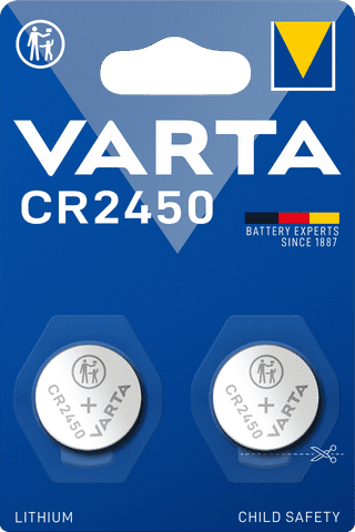 Varta Lithium Coin CR2450 BLI 2 stuks