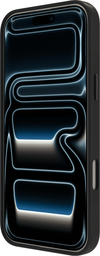 BlueBuilt MagSafe Coque iPhone 18 Pro Max Cuir Noir + Porte-carte Cuir Noir