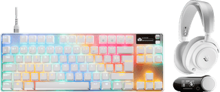 SteelSeries Arctis Nova Pro Omni Blanc + Apex Pro TKL Gen 3 AZERTY Blanc