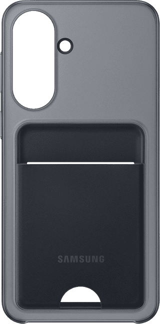 Samsung Galaxy A37 Card Slot Back Cover Zwart