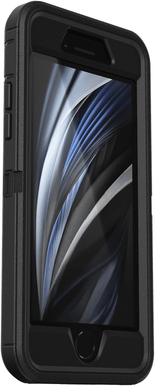 OtterBox Defender Apple iPhone SE 2022 / SE 2020 / 8 / 7 Back Cover Zwart