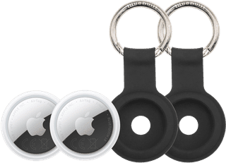 Apple AirTag 2 (2-Pack) + 2 x Bluebuilt Apple AirTag Keychain