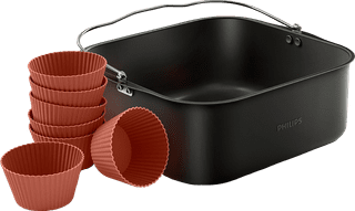 Philips Airfryer Accessoires Bakblik met 7 muffinvormen NX1111/00