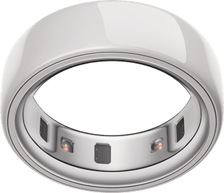 Oura Ring 4 Ceramic Size 4 Cloud