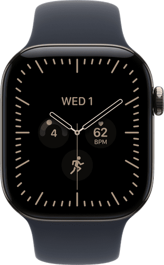 Apple Watch Series 12 Cellular 42mm Titanium Naturel Sportband M/L