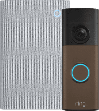 Ring Batterij Video Deurbel 2e Generatie Bruin + Chime