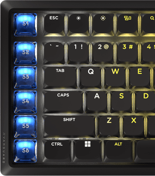 Corsair Vanguard AIR 99 Wireless Gaming Toetsenbord Zwart Azerty