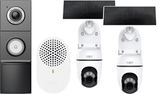 TP-Link Tapo C610 Solar Kit Duo Pack + D235 Smart Battery & Wired Doorbell