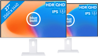 BlueBuilt 27 Pouces Quad HD Écran PC Lot de 2