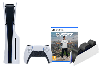 PlayStation 5 Slim Disc Edition + FC 27 + Oplaadstation