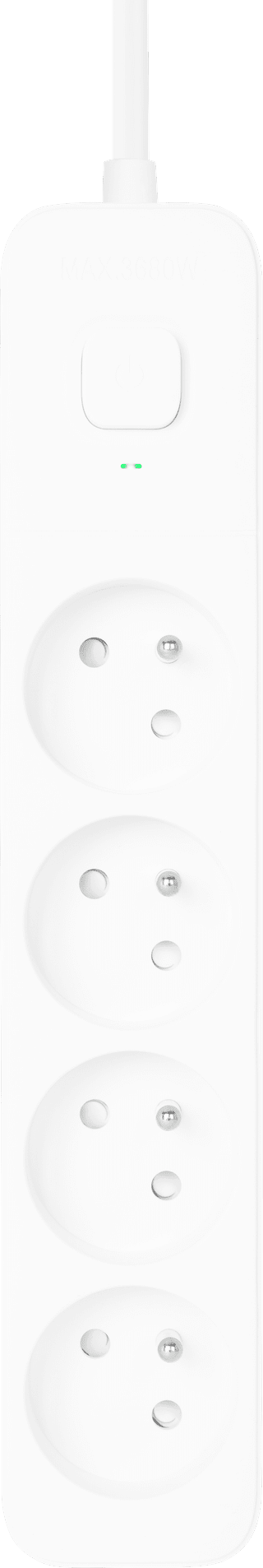 BlueBuilt Stekkerdoos 4-voudig 3 meter Wit