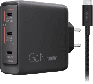 Lenovo Multi-port Usb C 100W GaN Oplader