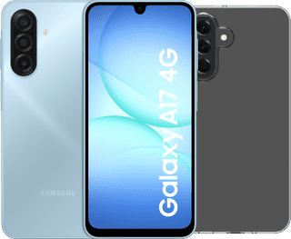 Samsung Galaxy A17 128GB Blue 4G + BlueBuilt Back Cover Transparent