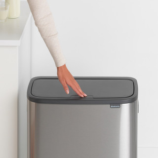 Brabantia Bo Touch Bin 2 x 30 Liter Rvs Fingerprint Proof