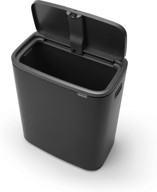 Brabantia Bo Pedal Bin 60 Litres Noir Mat