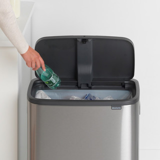 Brabantia Bo Touch Bin 60L Stainless Steel Fingerprint-Proof
