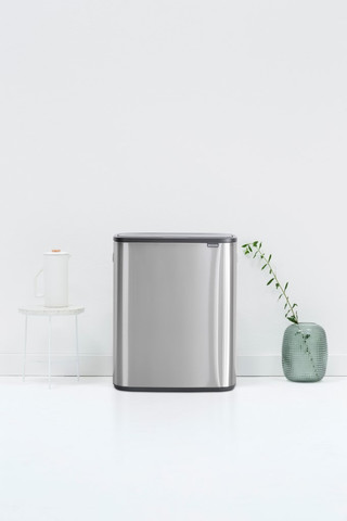 Brabantia Bo Touch Bin 2 x 30 Liter Rvs Fingerprint Proof