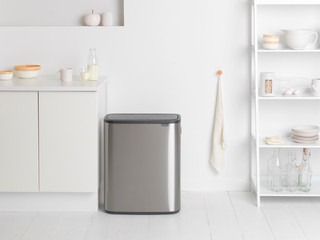 Brabantia Bo Touch Bin 2 x 30 Liter Rvs Fingerprint Proof