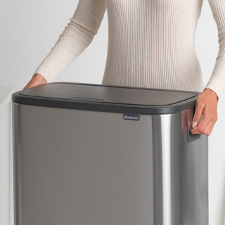 Brabantia Bo Touch Bin 2 x 30 Liter Rvs Fingerprint Proof